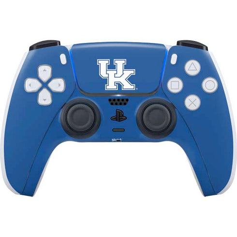 University of Kentucky UK on Blue PS5 Controller Skin